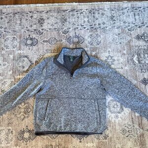 Woolrich Men's Heathered Zip-Up Sweater